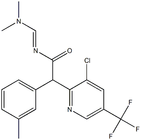 2-[3-chloro-5-(trifluoromethyl)-2-pyridinyl]-N-[(dimethylamino)methylene]-2-(3-methylphenyl)acetamide