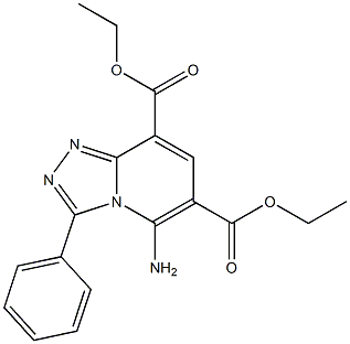 diethyl 5-amino-3-phenyl[1,2,4]triazolo[4,3-a]pyridine-6,8-dicarboxylate