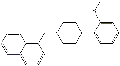 4-(2-methoxyphenyl)-1-(1-naphthylmethyl)piperidine