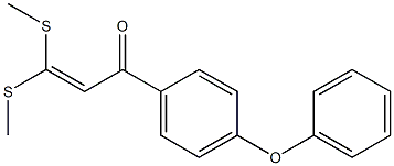 3,3-di(methylthio)-1-(4-phenoxyphenyl)prop-2-en-1-one