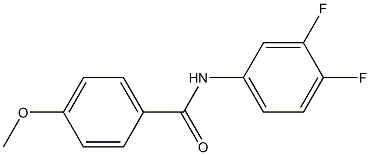  N-(3,4-difluorophenyl)-4-methoxybenzenecarboxamide