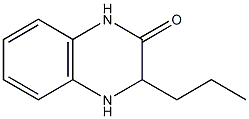 3-propyl-3,4-dihydro-2(1H)-quinoxalinone 结构式