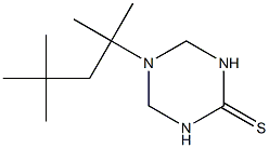 5-(1,1,3,3-tetramethylbutyl)-1,3,5-triazinane-2-thione Struktur