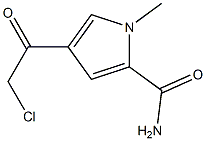 4-(chloroacetyl)-1-methyl-1H-pyrrole-2-carboxamide Structure