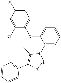 1-[2-(2,4-dichlorophenoxy)phenyl]-5-methyl-4-phenyl-1H-1,2,3-triazole