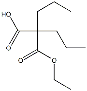 2-(ethoxycarbonyl)-2-propylpentanoic acid 结构式