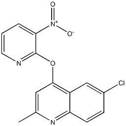 6-chloro-2-methyl-4-[(3-nitro-2-pyridyl)oxy]quinoline