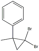 1-(2,2-dibromo-1-methylcyclopropyl)benzene,,结构式