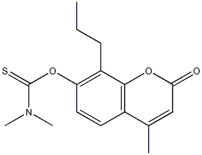 4-methyl-2-oxo-8-propyl-2H-chromen-7-yl (dimethylamino)methanethioate