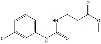 methyl 3-{[(3-chloroanilino)carbonyl]amino}propanoate Structure