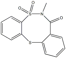 6-methyl-6,7-dihydro-5H-5lambda~6~-dibenzo[d,g][1,6,2]dithiazocine-5,5,7-trione