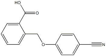 2-[(4-cyanophenoxy)methyl]benzenecarboxylic acid