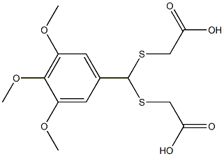 2-{[[(carboxymethyl)thio](3,4,5-trimethoxyphenyl)methyl]thio}acetic acid