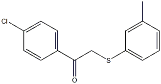 1-(4-chlorophenyl)-2-[(3-methylphenyl)sulfanyl]-1-ethanone|