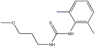 N-(2,6-dimethylphenyl)-N'-(3-methoxypropyl)thiourea Structure