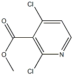 methyl 2,4-dichloronicotinate 结构式