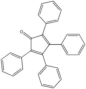 2,3,4,5-四苯基-2,4-环戊二烯-1-酮,,结构式