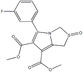 dimethyl 5-(3-fluorophenyl)-2-oxo-2,3-dihydro-1H-2lambda~4~-pyrrolo[1,2-c][1,3]thiazole-6,7-dicarboxylate