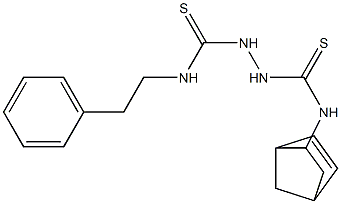 N1-bicyclo[2.2.1]hept-5-en-2-yl-N2-phenethylhydrazine-1,2-dicarbothioamide|