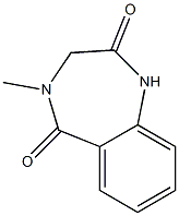 4-methyl-3,4-dihydro-1H-1,4-benzodiazepine-2,5-dione Structure