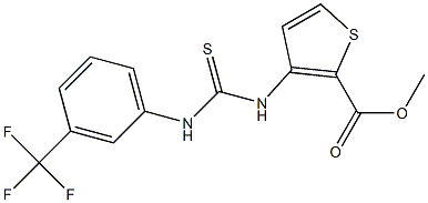 methyl 3-({[3-(trifluoromethyl)anilino]carbothioyl}amino)thiophene-2-carboxylate