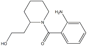 2-[1-(2-aminobenzoyl)piperidin-2-yl]ethanol Structure