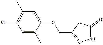 3-{[(4-chloro-2,5-dimethylphenyl)thio]methyl}-4,5-dihydro-1H-pyrazol-5-one