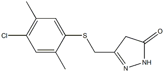  3-{[(4-chloro-2,5-dimethylphenyl)thio]methyl}-4,5-dihydro-1H-pyrazol-5-one