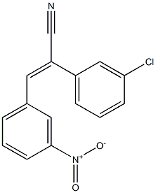 2-(3-chlorophenyl)-3-(3-nitrophenyl)acrylonitrile|