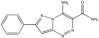 4-amino-7-phenylpyrazolo[5,1-c][1,2,4]triazine-3-carboxamide Structure