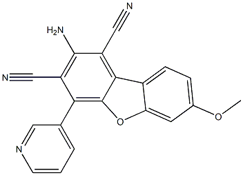 2-amino-7-methoxy-4-(3-pyridinyl)dibenzo[b,d]furan-1,3-dicarbonitrile