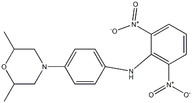  N-[4-(2,6-dimethylmorpholino)phenyl]-2,6-dinitroaniline