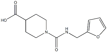1-{[(2-furylmethyl)amino]carbonyl}piperidine-4-carboxylic acid|