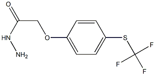 2-{4-[(trifluoromethyl)thio]phenoxy}ethanohydrazide,,结构式