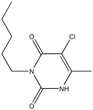 5-chloro-6-methyl-3-pentyl-1,2,3,4-tetrahydropyrimidine-2,4-dione