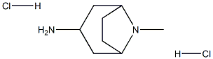 8-methyl-8-azabicyclo[3.2.1]oct-3-ylamine dihydrochloride Struktur