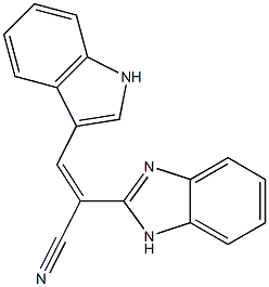 2-(1H-benzo[d]imidazol-2-yl)-3-(1H-indol-3-yl)acrylonitrile