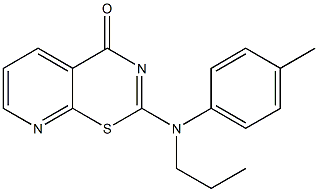 2-[4-methyl(propyl)anilino]-4H-pyrido[3,2-e][1,3]thiazin-4-one