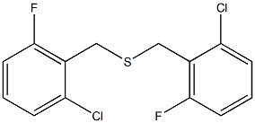 di(2-chloro-6-fluorobenzyl) sulfide,,结构式