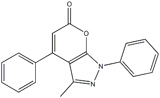  3-methyl-1,4-diphenyl-1,6-dihydropyrano[2,3-c]pyrazol-6-one