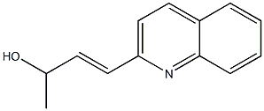 4-(2-quinolyl)but-3-en-2-ol 结构式