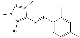 4-[2-(2,4-dimethylphenyl)diaz-1-enyl]-1,3-dimethyl-1H-pyrazol-5-ol