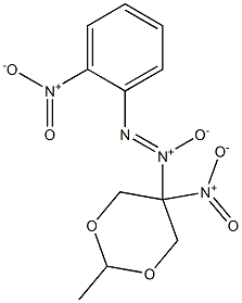  1-(2-methyl-5-nitro-1,3-dioxan-5-yl)-2-(2-nitrophenyl)-1-oxidodiazen-1-ium