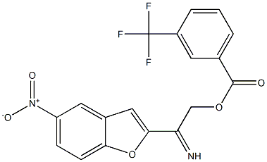 5-nitro-2-({[3-(trifluoromethyl)benzoyl]oxy}ethanimidoyl)-1-benzofuran