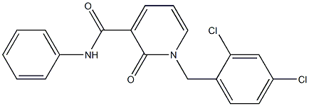 1-(2,4-dichlorobenzyl)-2-oxo-N-phenyl-1,2-dihydro-3-pyridinecarboxamide Structure