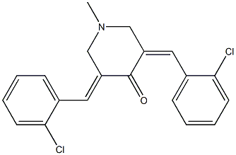 3,5-di(2-chlorobenzylidene)-1-methylpiperidin-4-one