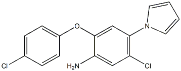 5-chloro-2-(4-chlorophenoxy)-4-(1H-pyrrol-1-yl)aniline|