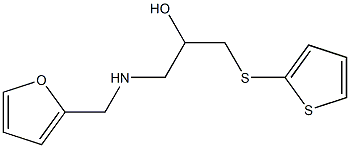 1-[(2-furylmethyl)amino]-3-(2-thienylthio)propan-2-ol