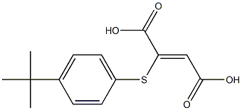 2-{[4-(tert-butyl)phenyl]thio}but-2-enedioic acid|
