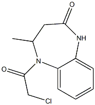 5-(2-chloroacetyl)-4-methyl-1,3,4,5-tetrahydro-2H-1,5-benzodiazepin-2-one